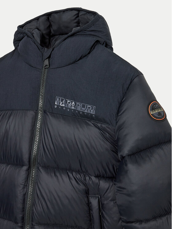 Napapijri Napapijri Μπουφάν χειμωνιάτικο A-Hornelen NP0A4HJS M Μαύρο Regular Fit