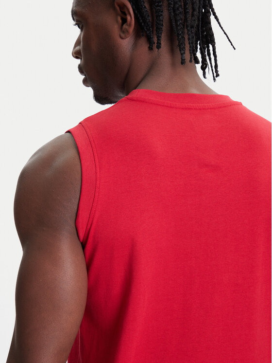 Kappa Kappa Tank top Logo Corpo Cadwal 303HZB0 Czerwony Regular Fit