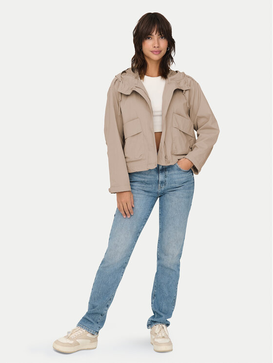 ONLY ONLY Prijelazna jakna Mamba 15308621 Bež Regular Fit