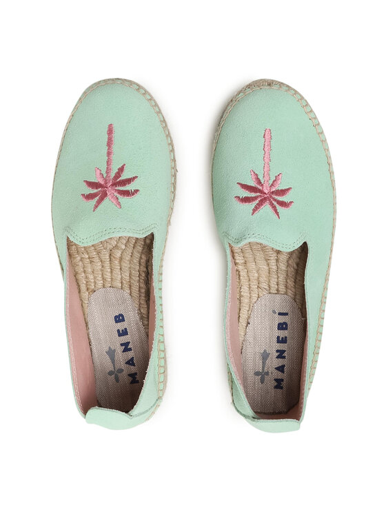 Manebi Manebi Εσπαντρίγιες Slippers D G 6.6 D0 Πράσινο