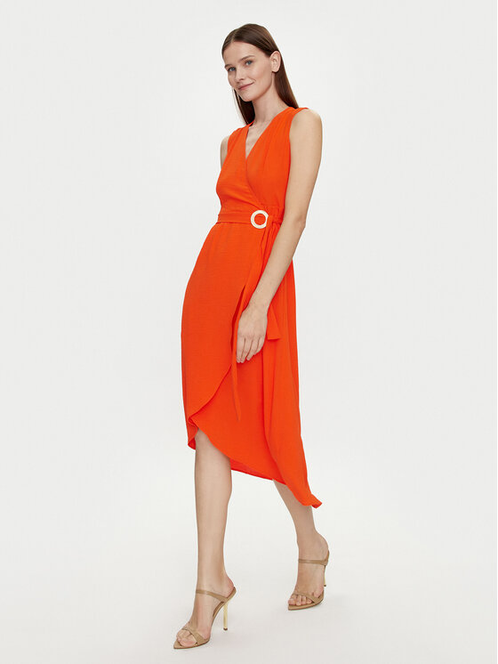 Morgan Morgan Rochie de vară 241-ROAN Portocaliu Regular Fit