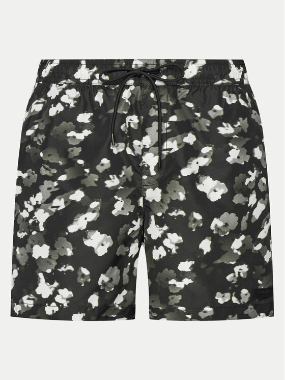 Calvin Klein Swimwear Calvin Klein Swimwear Szorty kąpielowe KM0KM01162 Czarny Regular Fit