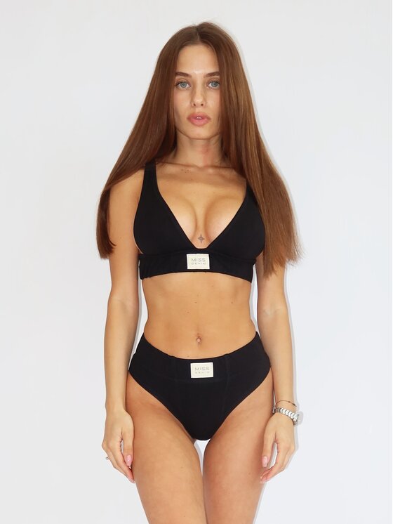 MissDenim MissDenim Komplet bielizny Cotton Underwear Czarny