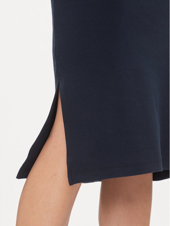 Tommy Jeans Tommy Jeans Rochie de zi DW0DW17259 Bleumarin Slim Fit