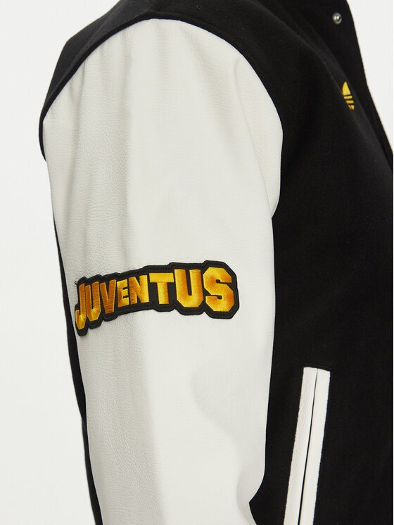 adidas adidas Kurtka bomber Juventus VRCT JF0451 Czarny Loose Fit