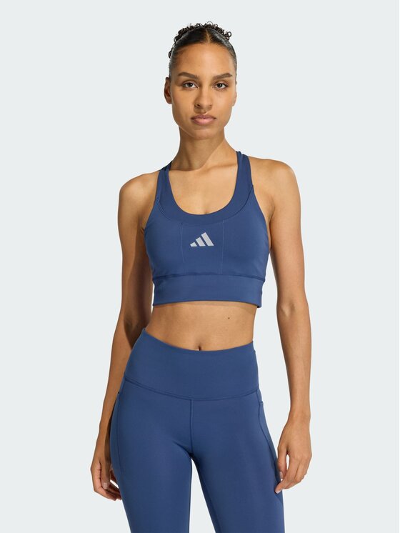 adidas adidas Biustonosz sportowy 159143 Błękitny
