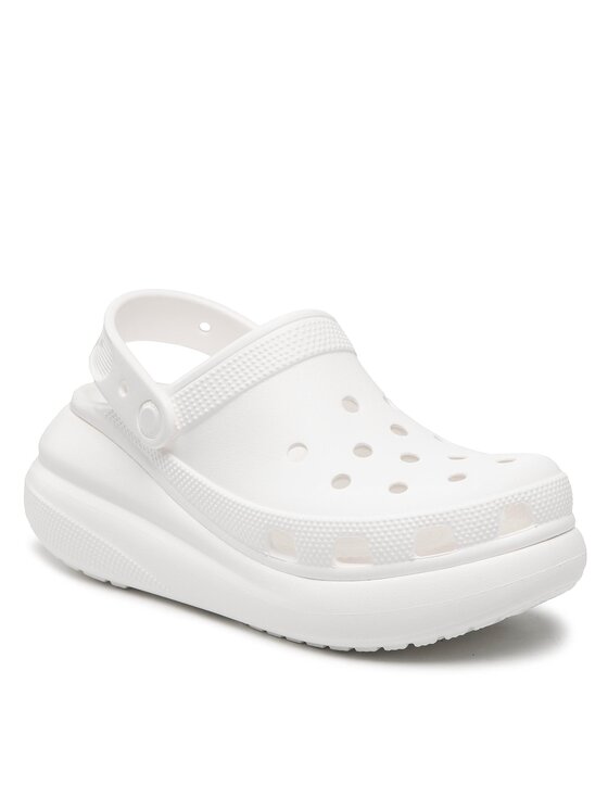 Crocs Crocs Klapki Classic Crush Clog 207521 Biały