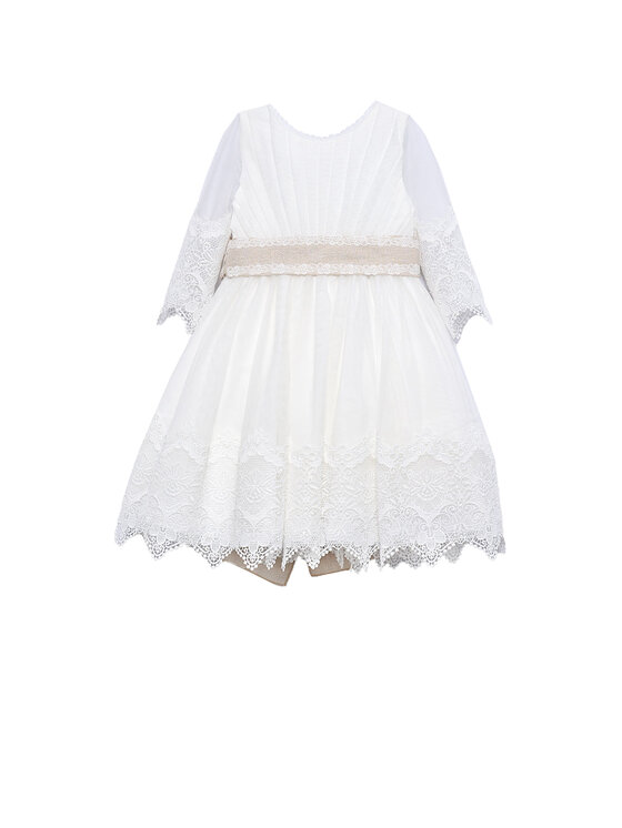 Abel & Lula Abel & Lula Elegantní šaty 5028 Bílá Regular Fit
