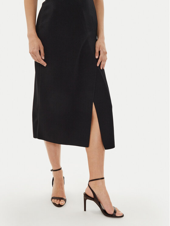 Morgan Morgan Ljetna haljina 241-RMABELA Crna Slim Fit
