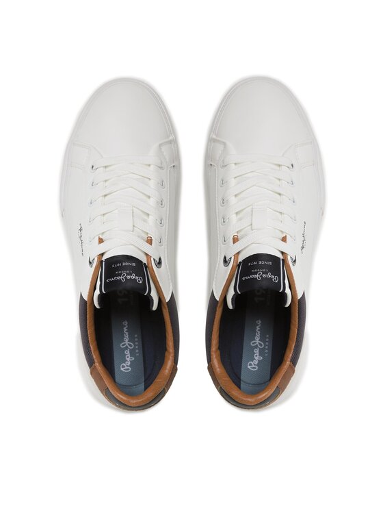 Pepe Jeans Pepe Jeans Sneakersy Kenton Court PMS30839 Biela