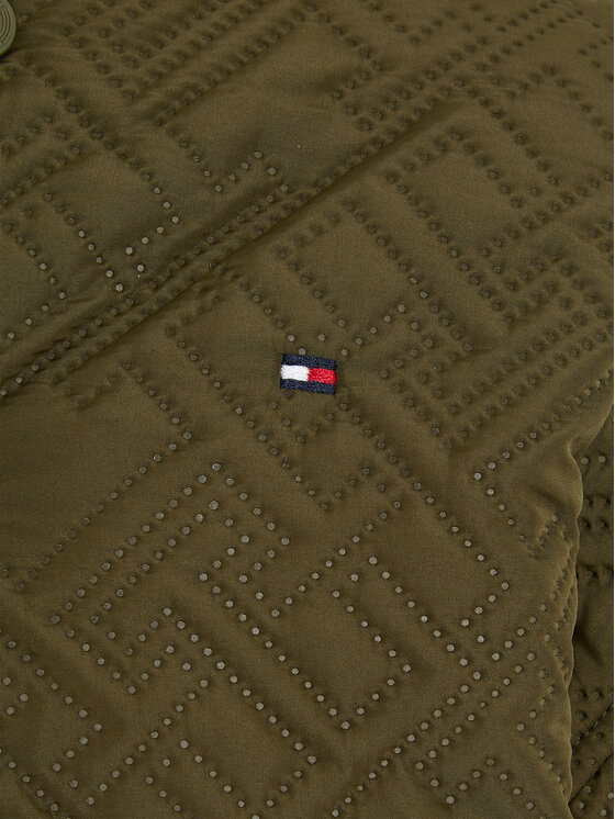 Tommy Hilfiger Tommy Hilfiger Μπόμπερ μπουφάν KB0KB08565 Πράσινο Regular Fit
