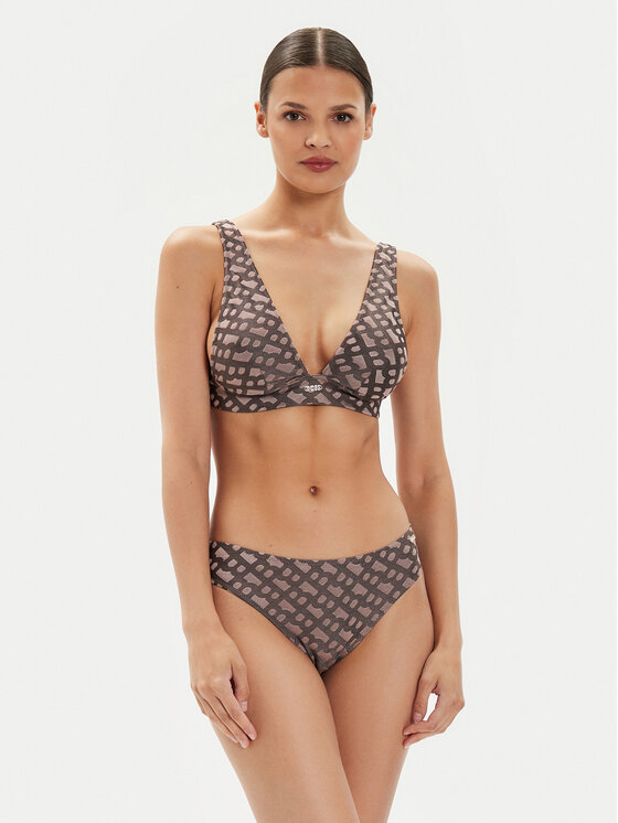 BOSS Boss Gornji del bikini Beatrix 50515551 Rjava Regular Fit