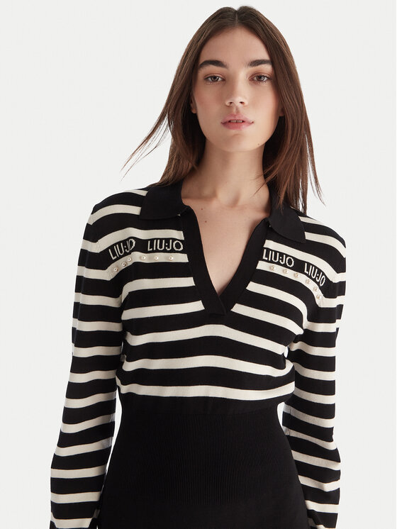 Liu Jo Liu Jo Трикотажна сукня TF5215 MS63L Чорний Regular Fit