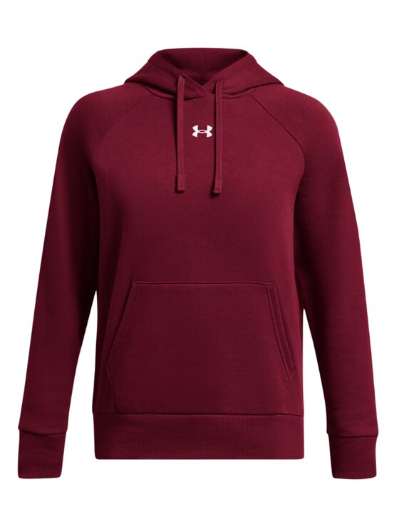Under Armour Under Armour Bluza Rival Fleece Czerwony Regular Fit
