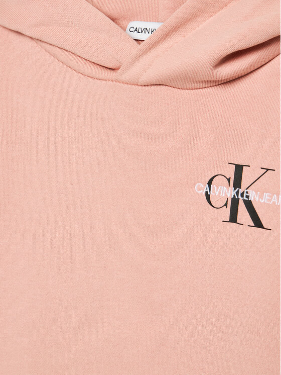 Calvin Klein Jeans Calvin Klein Jeans Felpa Small Monogram IU0IU00164 Rosa Regular Fit