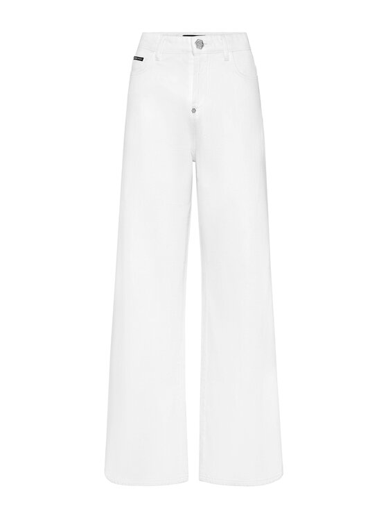 PHILIPP PLEIN PHILIPP PLEIN Jeansy 24461 Biały Skater Fit