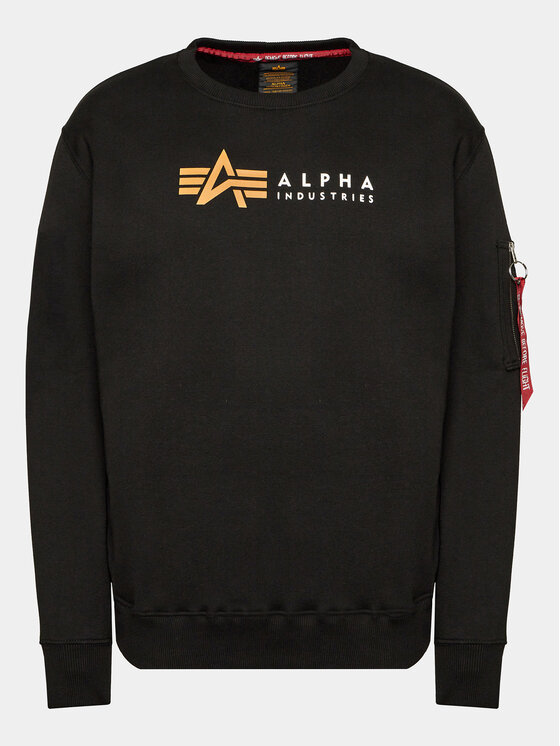 Alpha Industries Alpha Industries Mikina AI.118312-03-XL Čierna Regular Fit