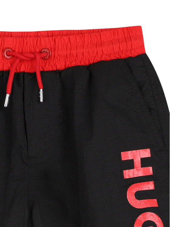 HUGO HUGO Plaukimo šortai G01185 S Juoda Regular Fit