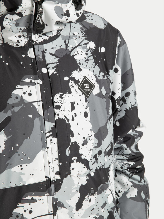 DC Shoes DC Shoes Lyžařská bunda Basic Print ADYTJ03097 Šedá Regular Fit