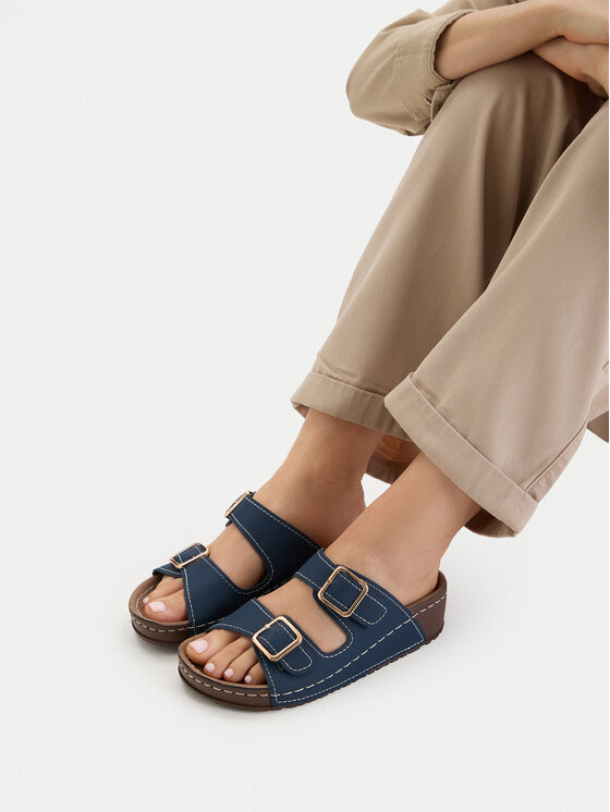 Go Soft Go Soft Ciabatte CEO-W21202 Blu scuro