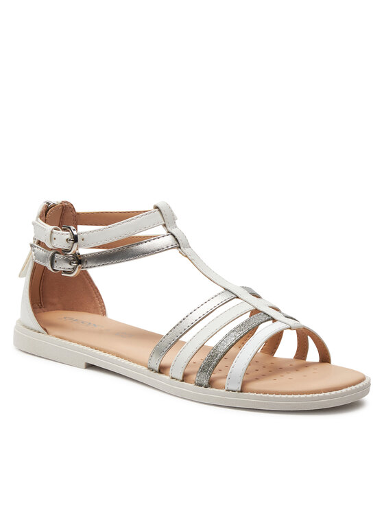 Geox Geox Sandale J Sandal Karly Girl J7235D 054AJ C1Z1N D Bijela