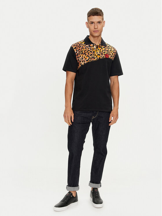 Just Cavalli Just Cavalli Polokošile 76OAG6R2 Černá Regular Fit
