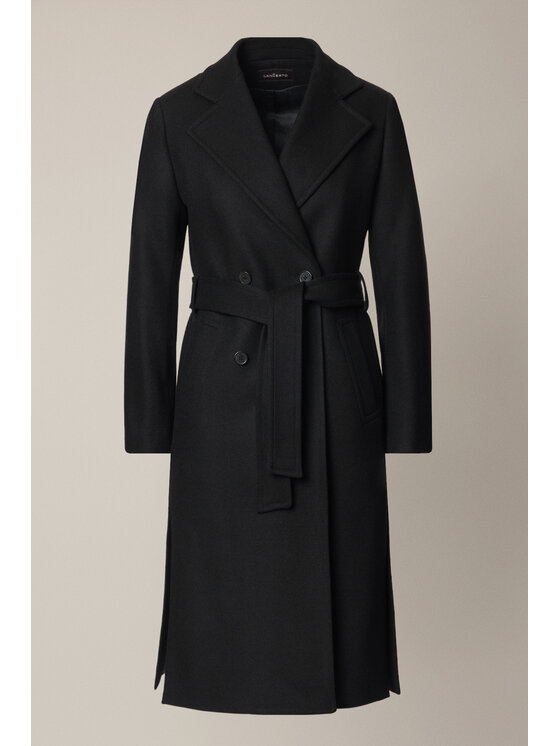 Lancerto Lancerto Płaszcz Lunaris PC073225000006 Czarny Regular Fit