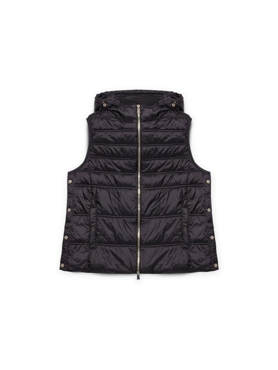 Fiorella Rubino Fiorella Rubino Bezrękawnik F039L000050N033 Czarny Regular Fit