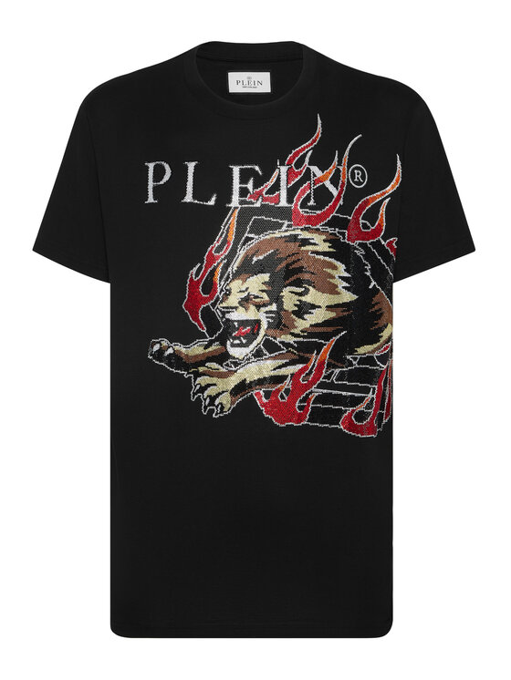 PHILIPP PLEIN PHILIPP PLEIN T-Shirt 15495 Czarny Regular Fit
