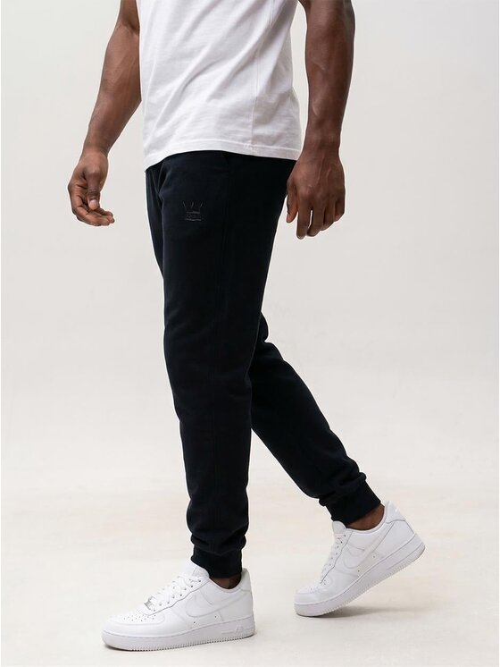 Jigga Wear Jigga Wear Spodnie dresowe 131101 Czarny Regular Fit