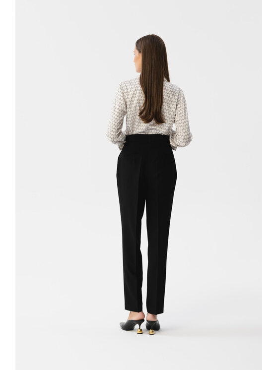 Stylove Stylove Kalhoty z materiálu S356 Černá Modern Fit
