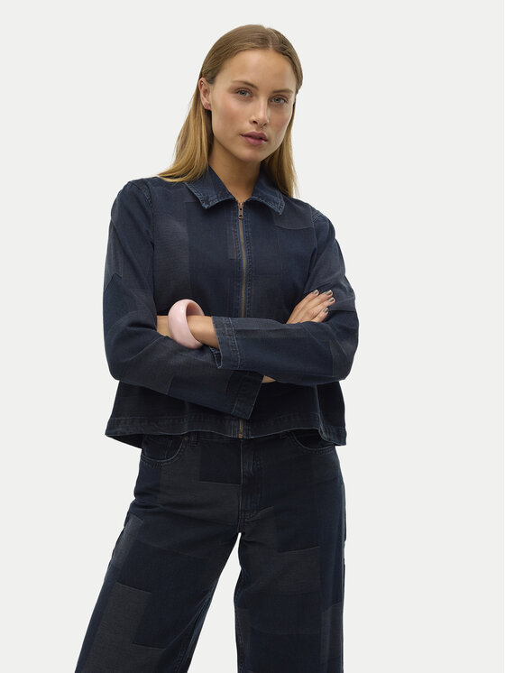 Vero Moda Vero Moda Geacă de blugi Likka 10321078 Bleumarin Loose Fit