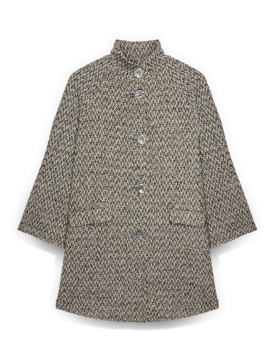 Fiorella Rubino Fiorella Rubino Cappotto 0215L000051N0R2 Écru Slim Fit