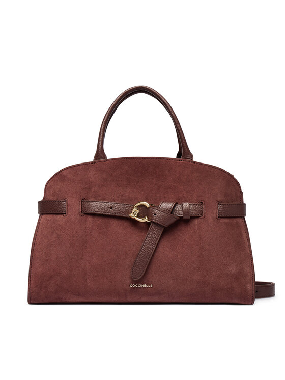 Coccinelle Ročna torba TLB Coccinellesabine Suede Bi E1 TLB 18 04 01 Bordo rdeča