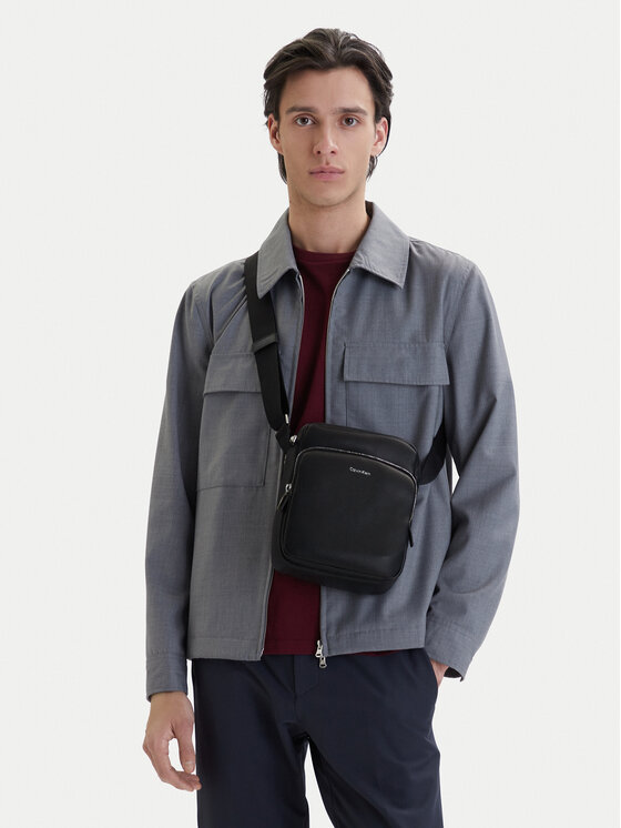 Calvin Klein Calvin Klein Ľadvinka Raised Pocket Reporter LV04D3317G Čierna