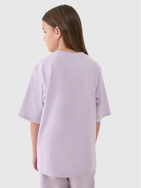 4F 4F T-shirt 4FJASAW24TTSHF2592-52S Rosa Oversize
