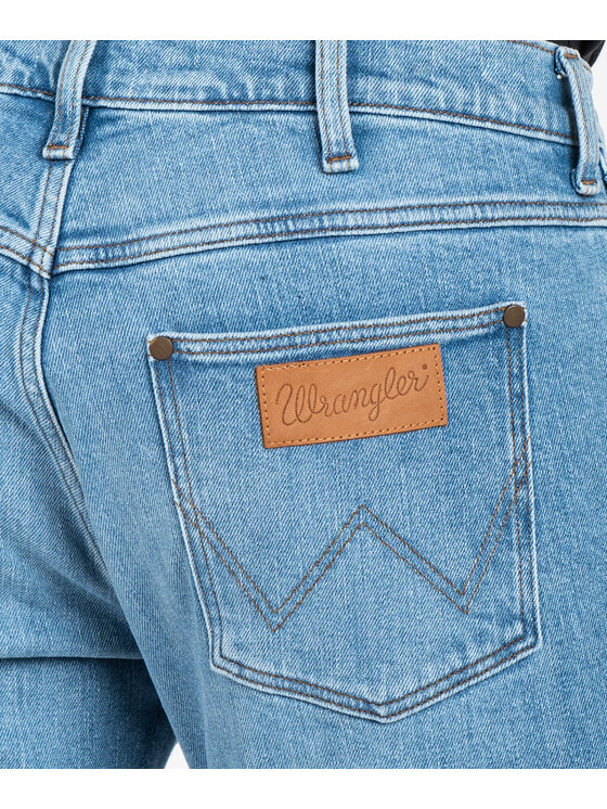 Wrangler Wrangler Jeansy W15QJXZ60 Niebieski Straight Leg