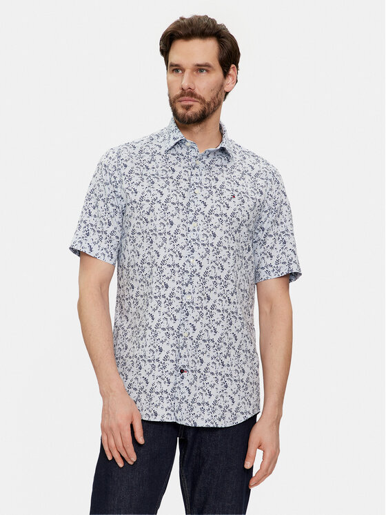 Tommy Hilfiger Tommy Hilfiger Hemd MW0MW35324 Blau Regular Fit