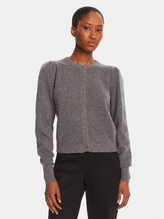 TWINSET TWINSET Kardigāns 252TP3583 Pelēks Regular Fit