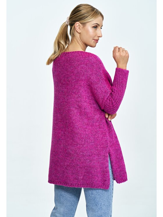 FIGL FIGLFIGL Maglione M900 Viola Oversize