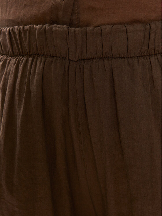 ViCOLO ViCOLO Текстилни панталони TB2080 Кафяв Regular Fit