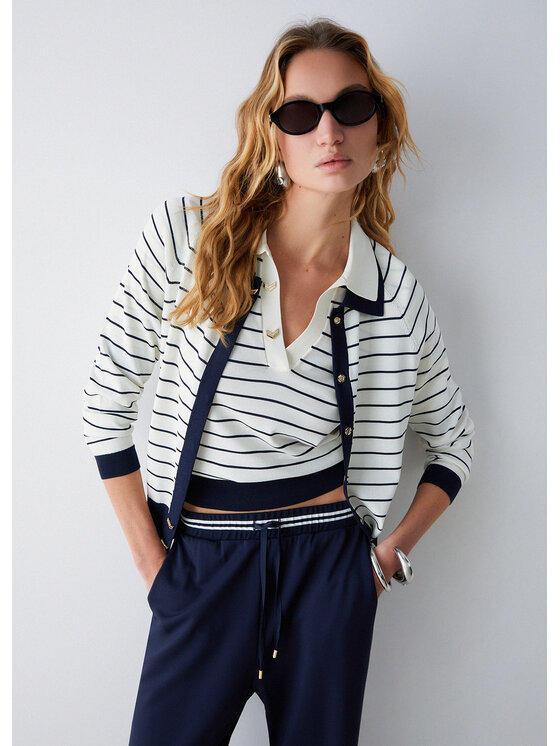 Liu Jo Liu Jo Cardigan TA6214MS55NC3882 Celeste Regular Fit