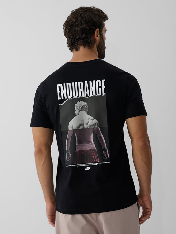 4F 4F T-Shirt STUDIO 4F Czarny Regular Fit