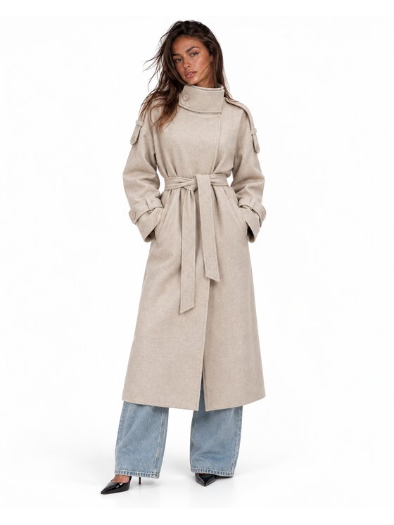 Agatha Studio Agatha Studio Płaszcz przejściowy A26ZS-7X-K01 Beżowy Regular Fit