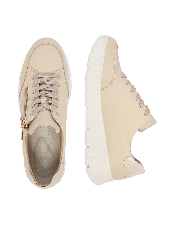 Rieker Rieker Sneakersy N1301-60 Béžová