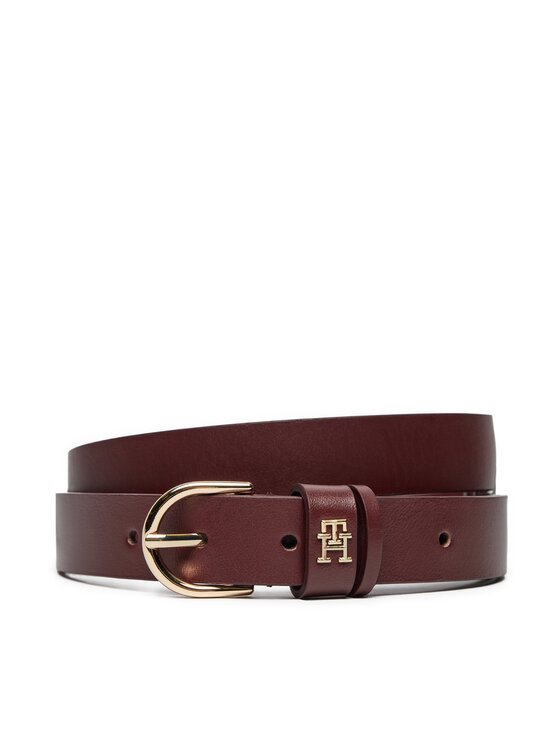 Tommy Hilfiger Ženski Pas Essential AW0AW16836 Bordo Rdeča