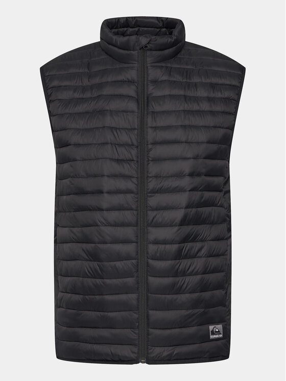 Quiksilver Quiksilver Kamizelka Scalysleeveless Jckt EQYJK04009 Czarny Regular Fit