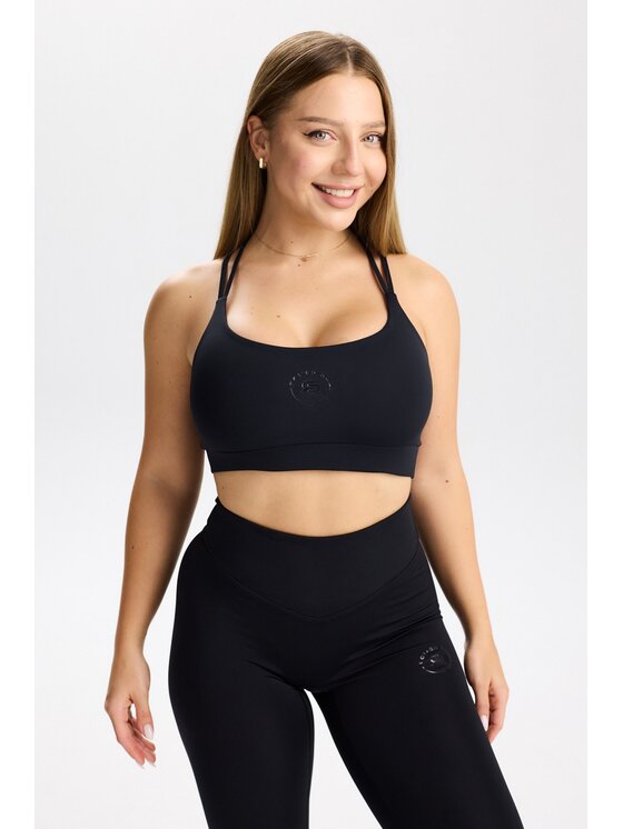 ROUGH RADICAL ROUGH RADICAL Biustonosz sportowy PURE FLOW BRA Czarny