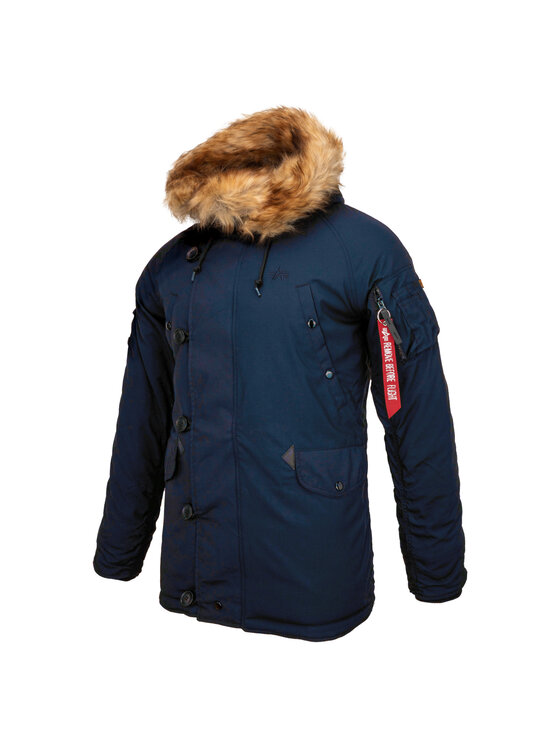 Alpha Industries Alpha Industries Kurtka zimowa AI.193128-07-XXL Granatowy Parka Fit