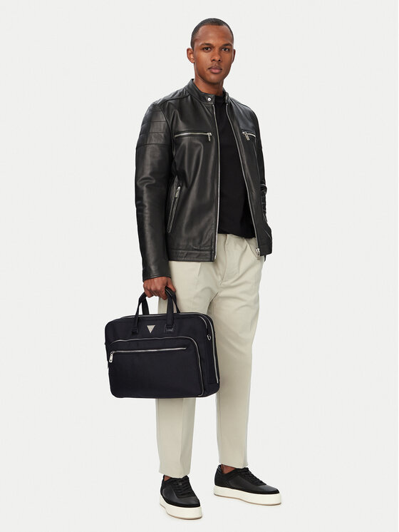 Guess Torba za prenosnik HMBEHN P6338 Črna